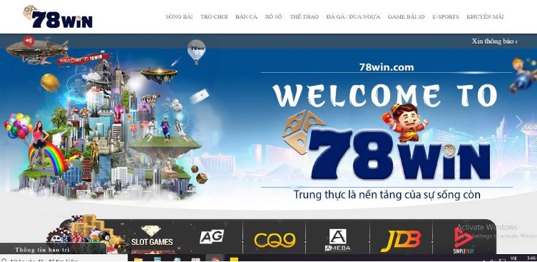 Nạp tiền 78win qua ví momo